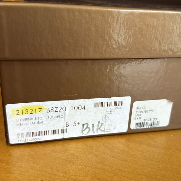 Like New Gucci Vit.Vernice Soft/Sughero Nero/Naturale, 5 + B - Picture 10 of 12